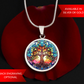 Stained Glass Style Tree of Life Necklace