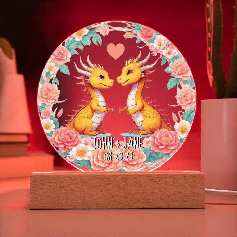 Personalized Dragon Love Gift