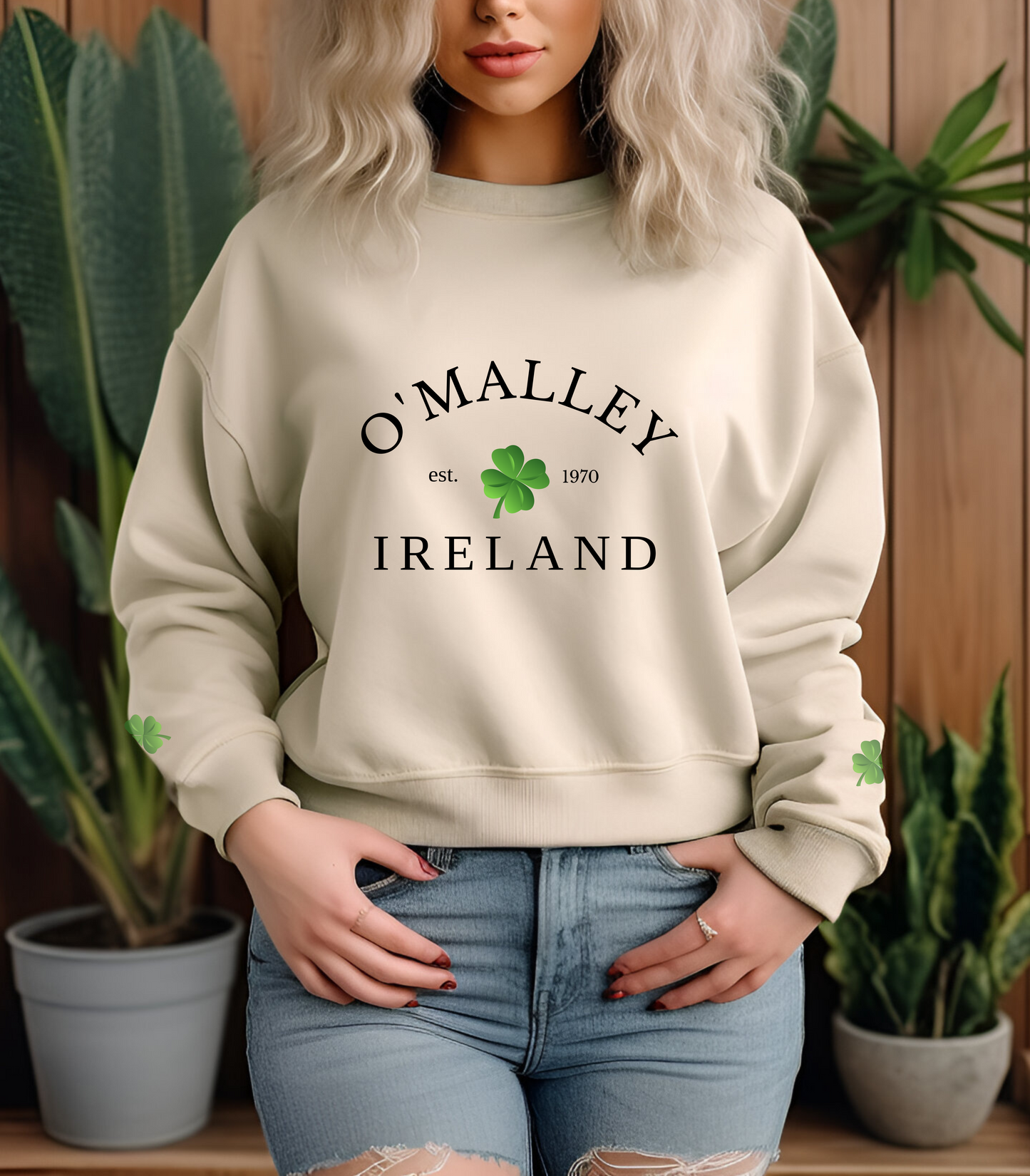 Personalized Ireland Family Sweatshirt