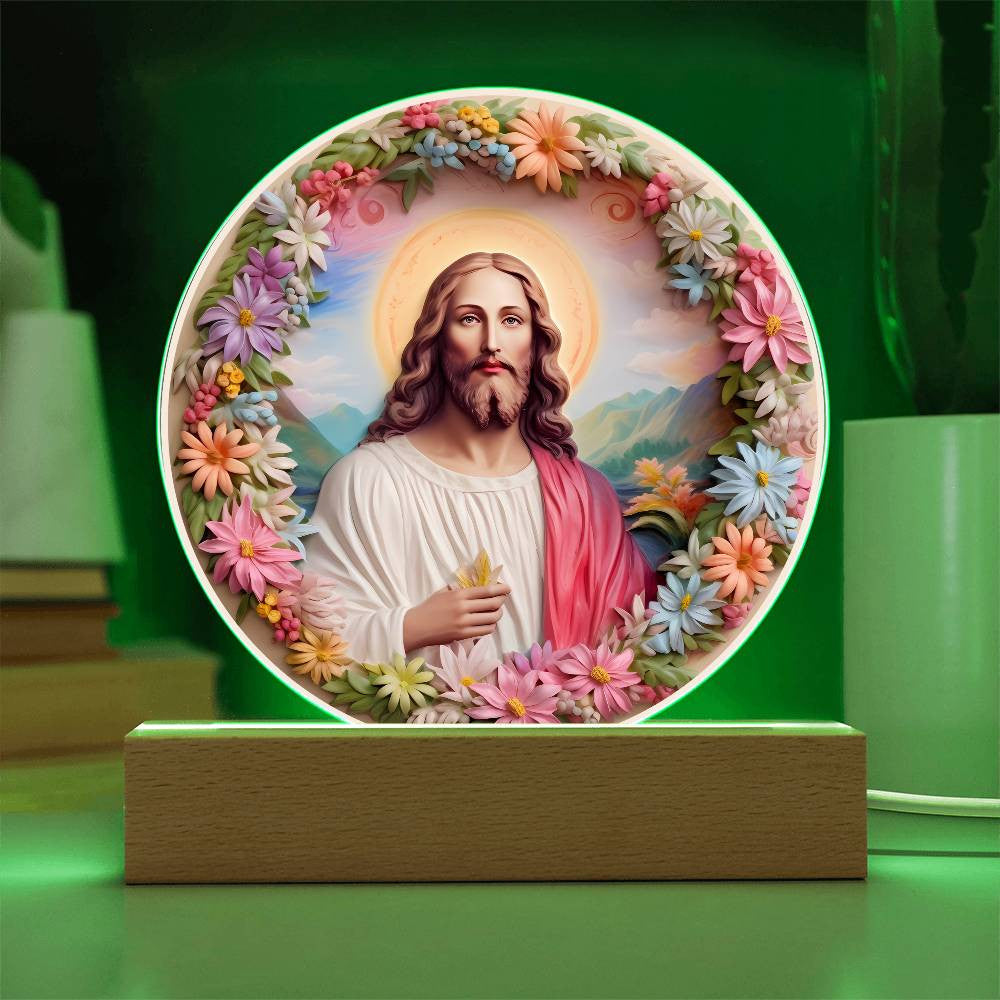 Jesus Easter 3D Look Acrylic Plaque