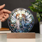 Fairy Stained Glass Plaque