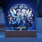 Personalized Fairy Stained Glass Night Light