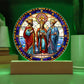 Three Kings Acrylic Circle Ornament and Plaque