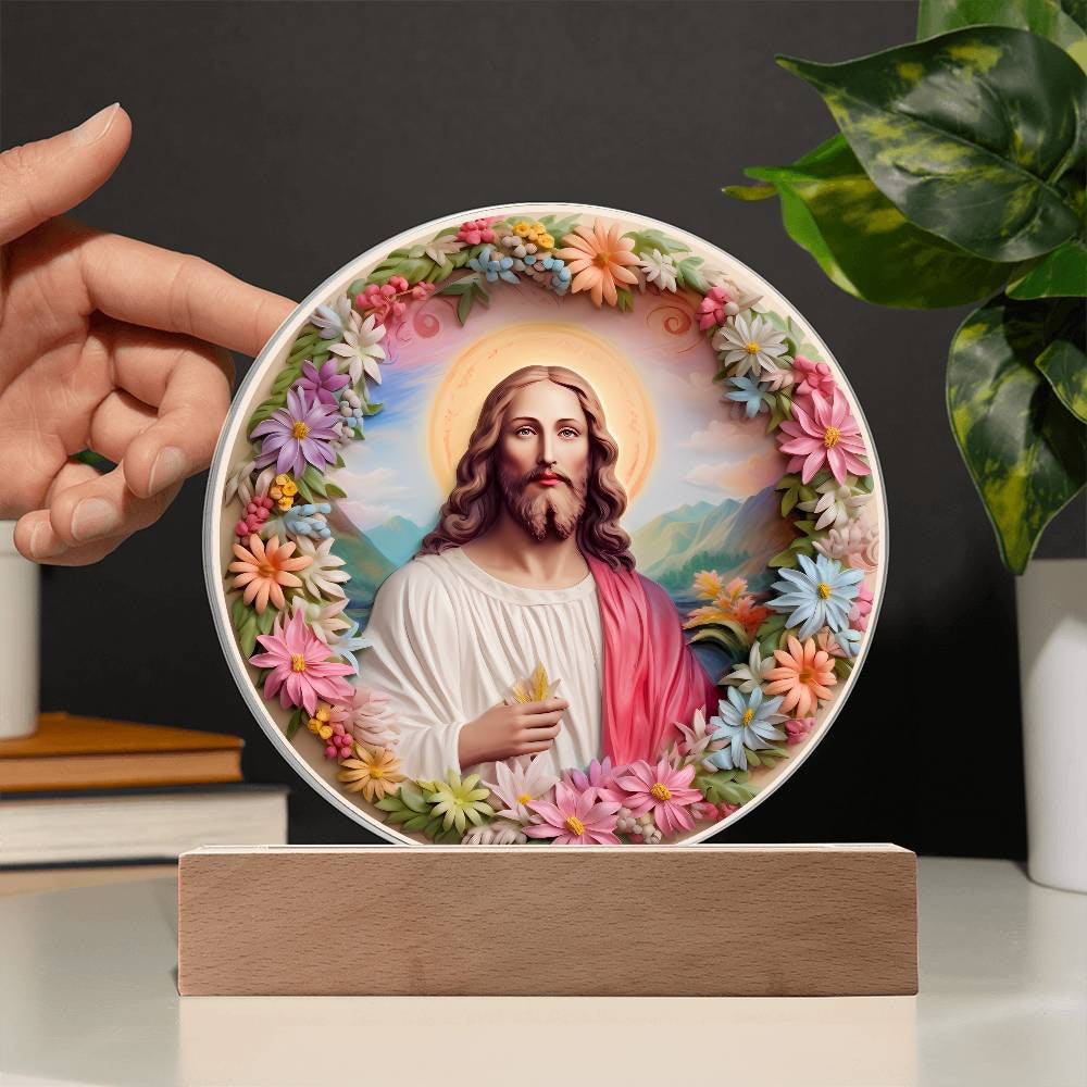 Jesus Easter 3D Look Acrylic Plaque