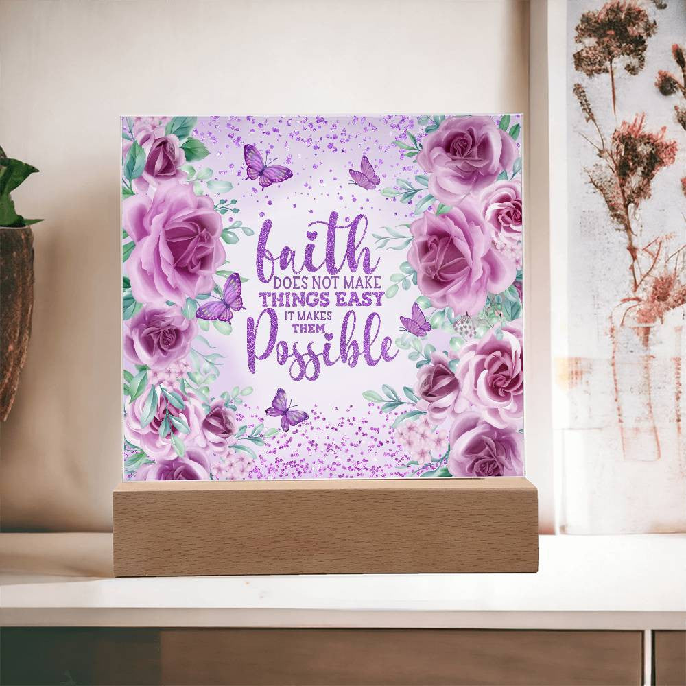 Faith Acrylic Plaque