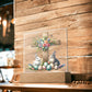 Easter Wooden Cross Plaque
