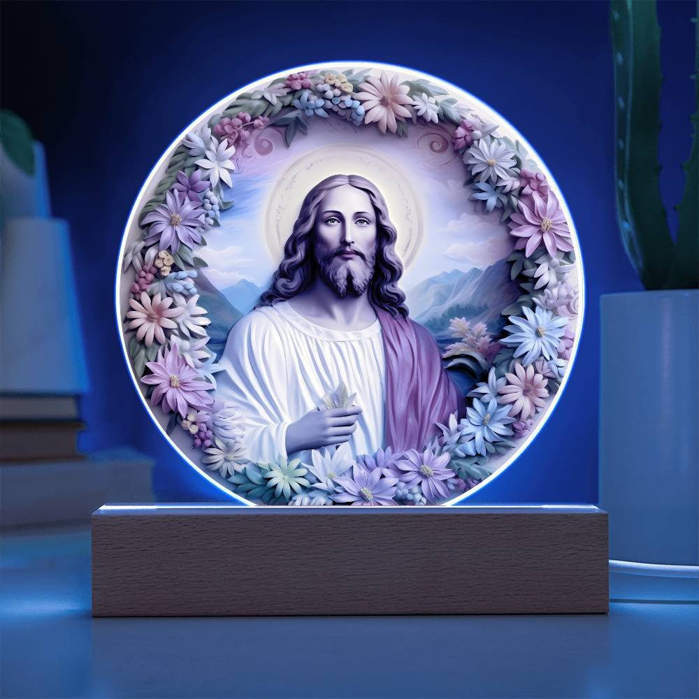 Jesus Easter 3D Look Acrylic Plaque