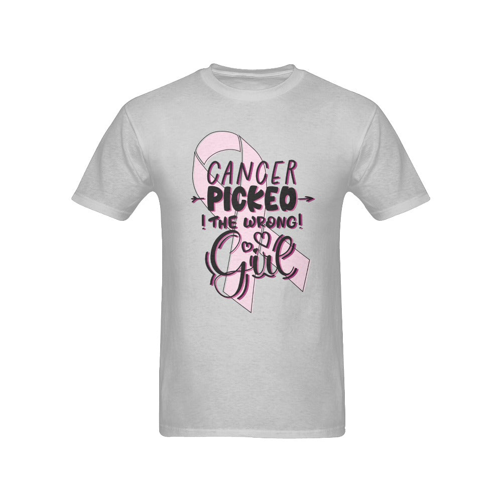 Cancer Picked The Wrong Girl TShirt