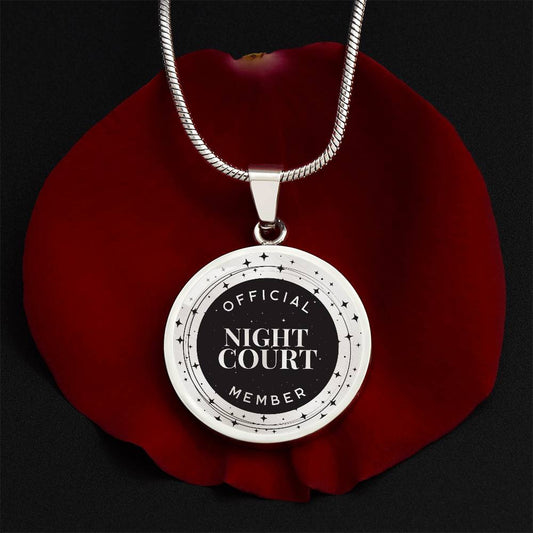 Personalized Acotar Official Night Court Member Necklace