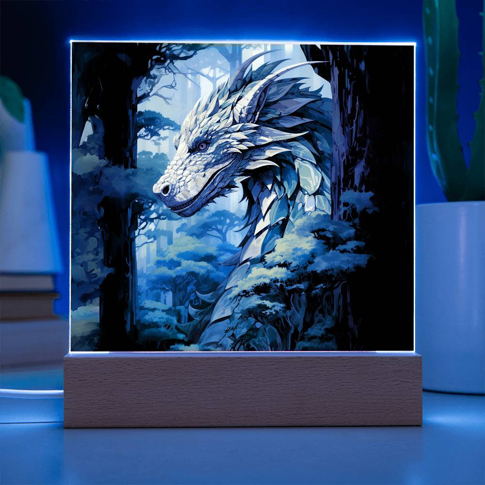 Dragon Plaque and LED Light