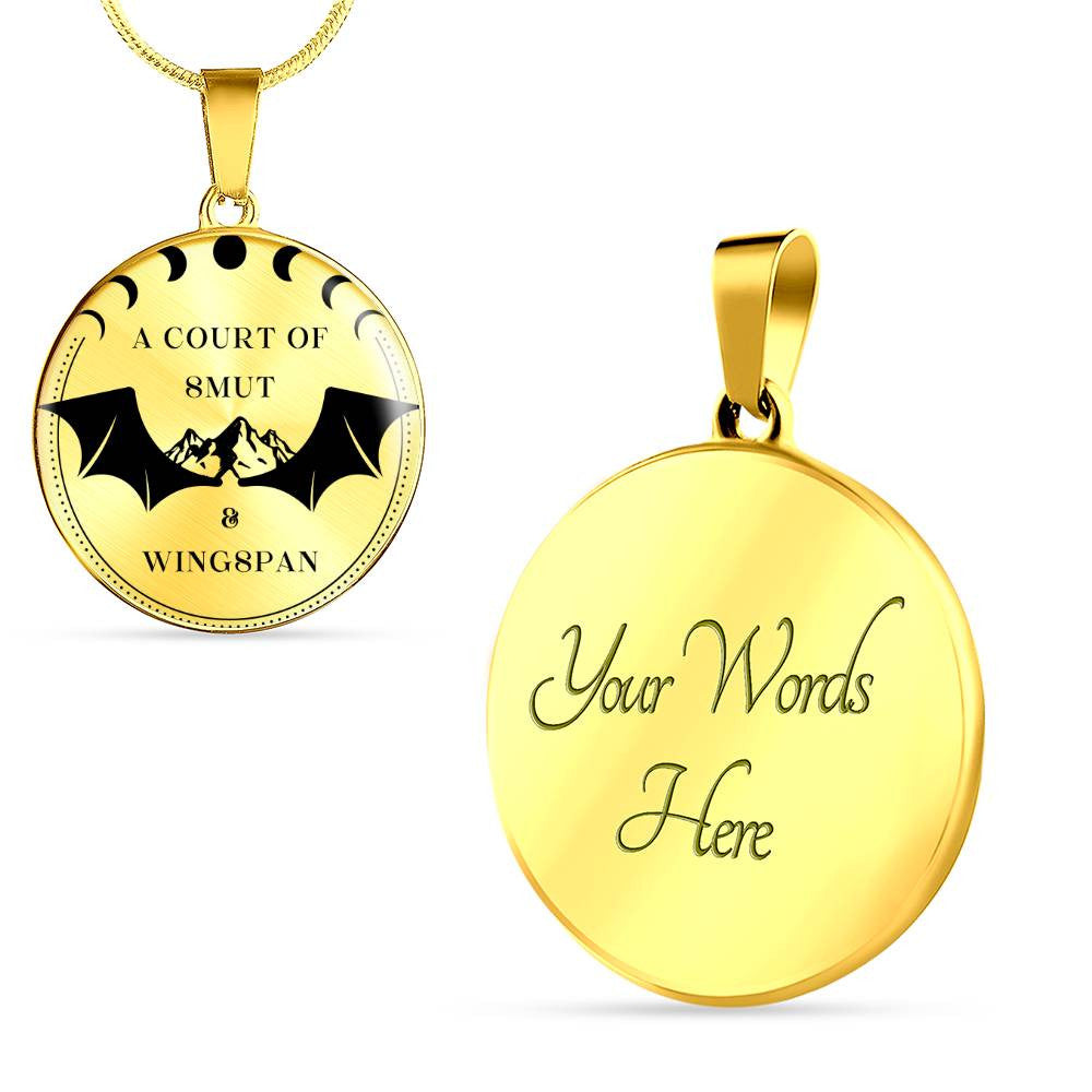 Personalized Acotar A Court Of Smut And Wingspan Necklace