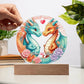 Personalized Loving Dragons Plaque