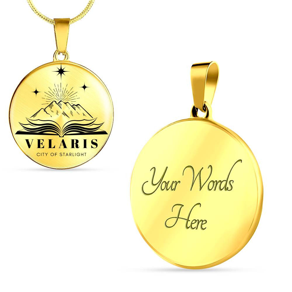 Personalized Acotar Velaris City Of Starlight Necklace