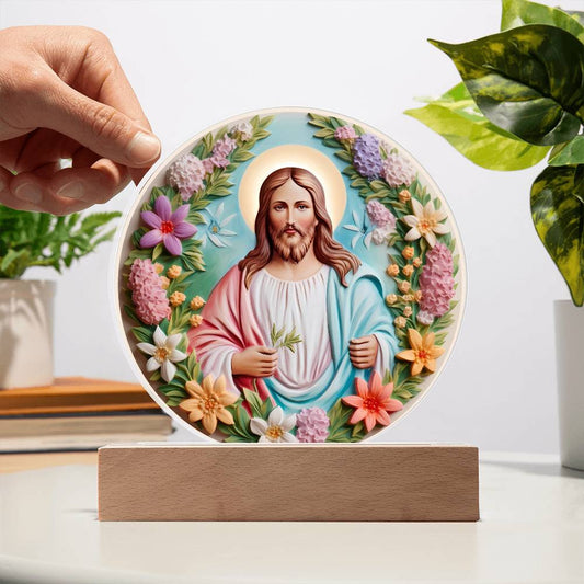 Jesus is King Acrylic Plaque