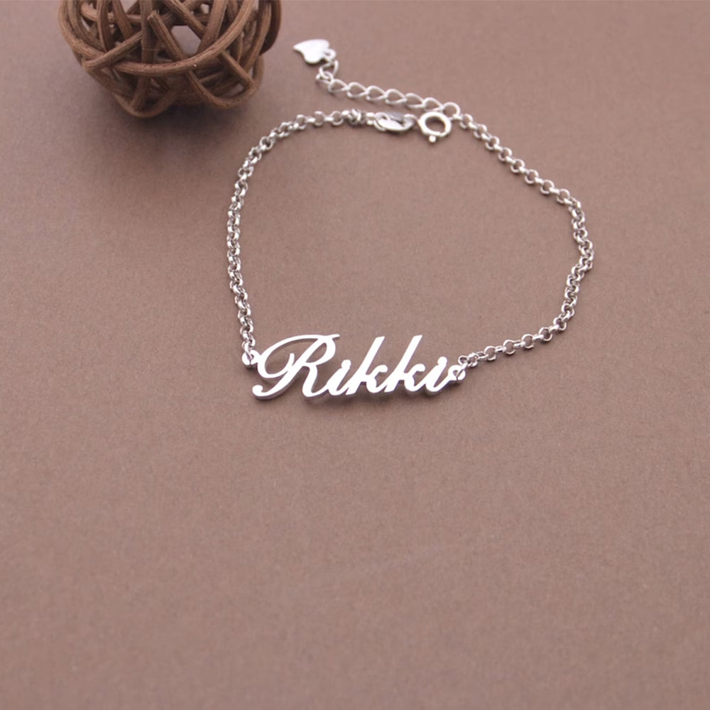 Custom Minimalist Name Bracelet