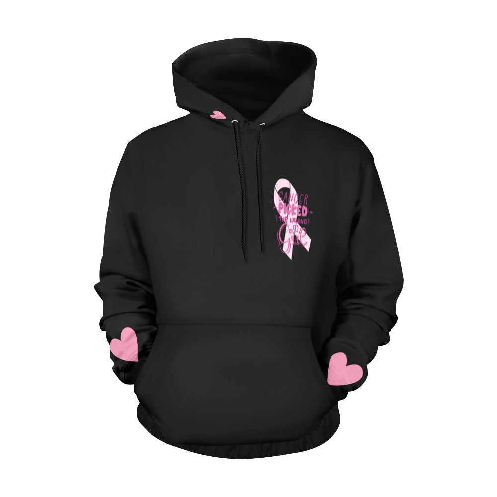 Cancer Picked The Wrong Girl Hoodie