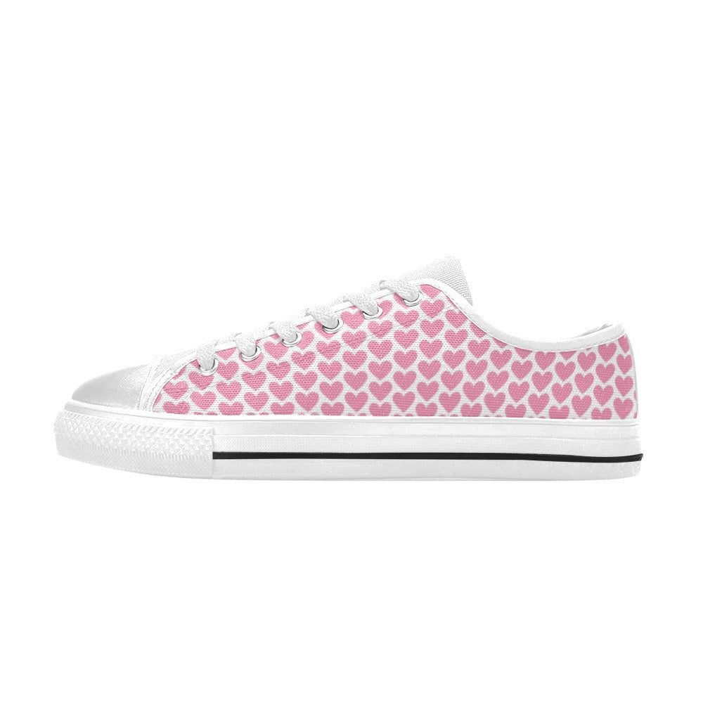 Pinkie's Heart Canvas Sneakers