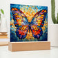 Stained Glass Style Suncatcher Acrylic Plaque