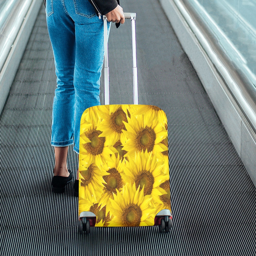 Sunflower Luggage Cover ( Small )