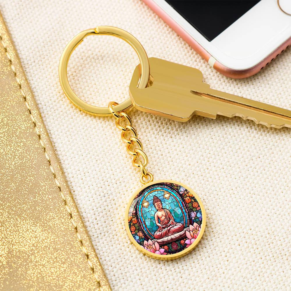 Personalized Buddha Pendant Keychain