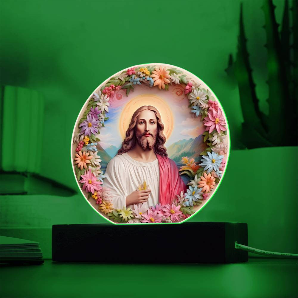 Jesus Easter 3D Look Acrylic Plaque