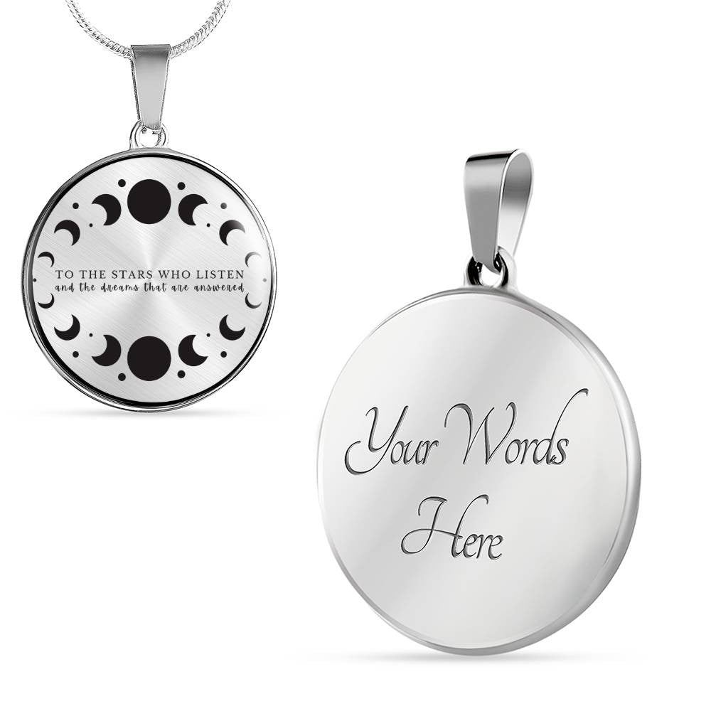 Personalized Acotar Official Stars Who Listen Necklace