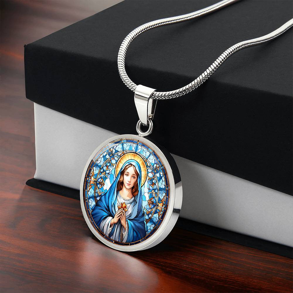 Virgin Mary Necklace