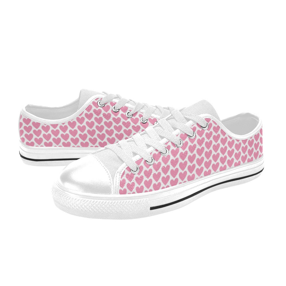 Pinkie's Heart Canvas Sneakers