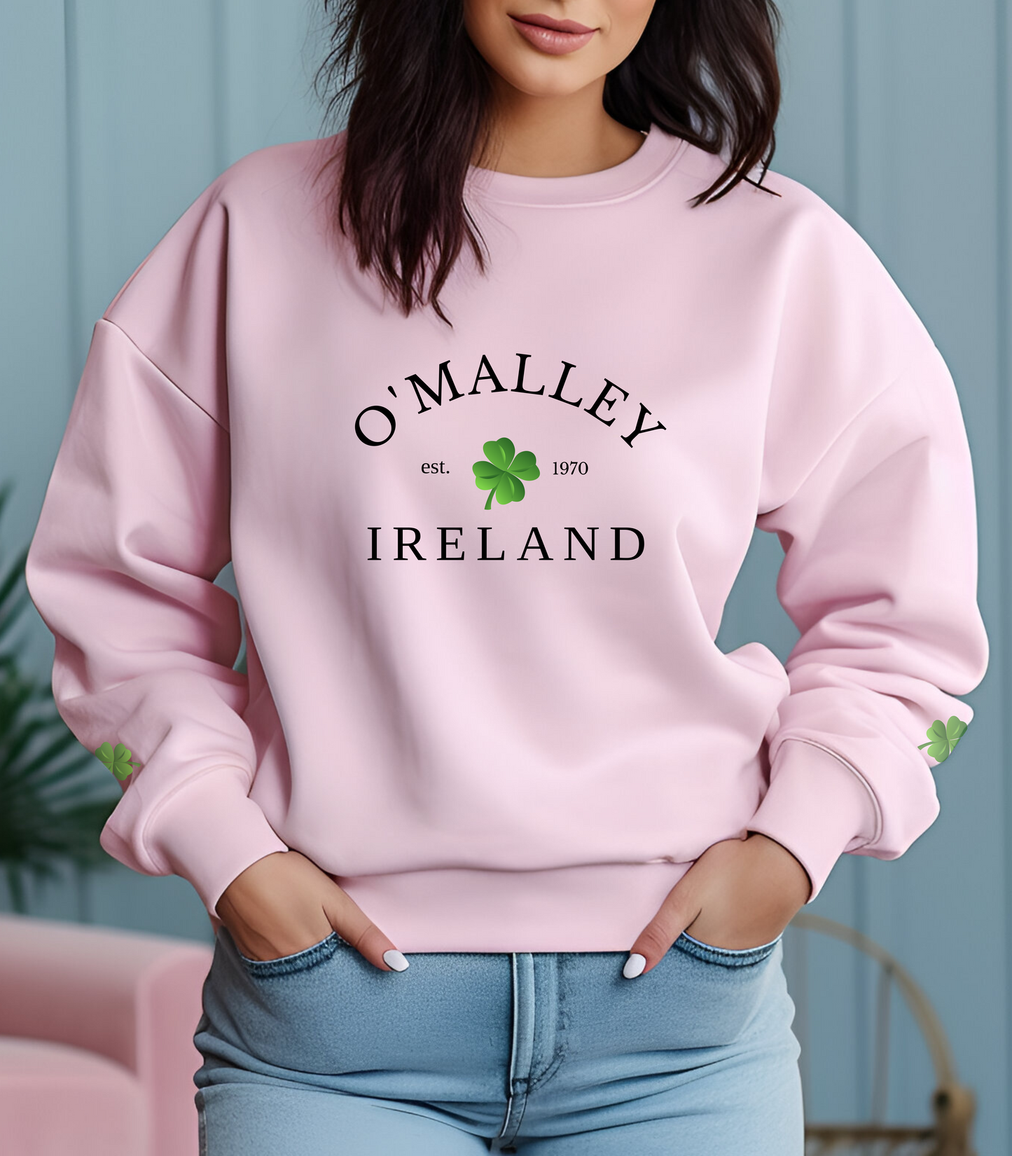 Personalized Ireland Family Sweatshirt