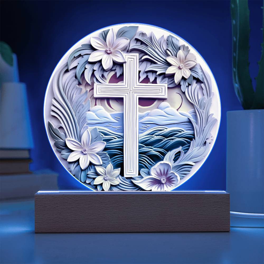 Orthodox Cross Acrylic Plaque