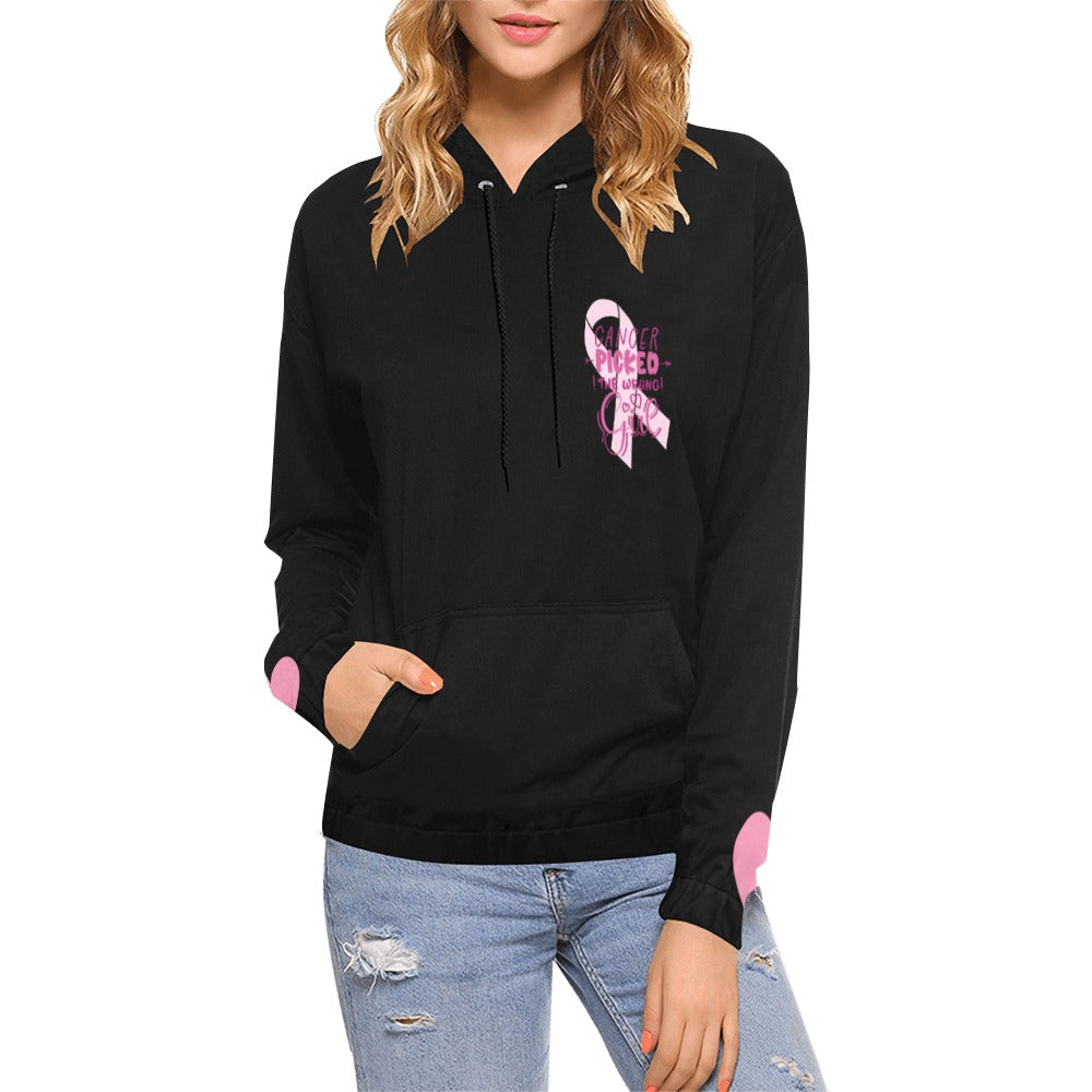 Cancer Picked The Wrong Girl Hoodie