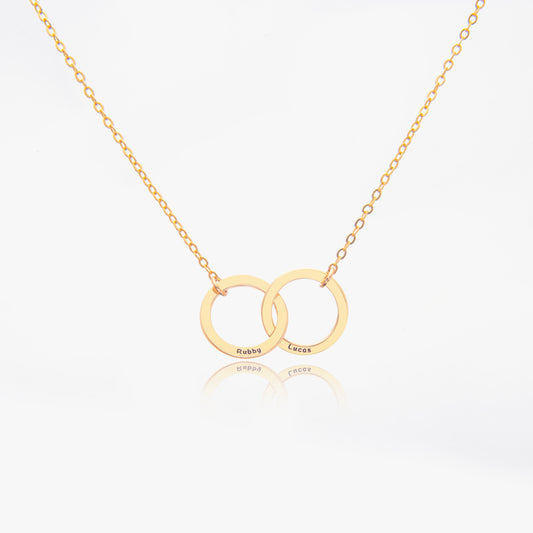 Interlocking Circle Necklace