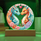 Personalized Loving Dragons Plaque