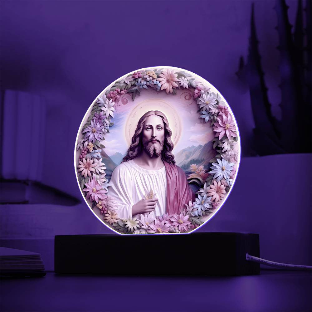 Jesus Easter 3D Look Acrylic Plaque