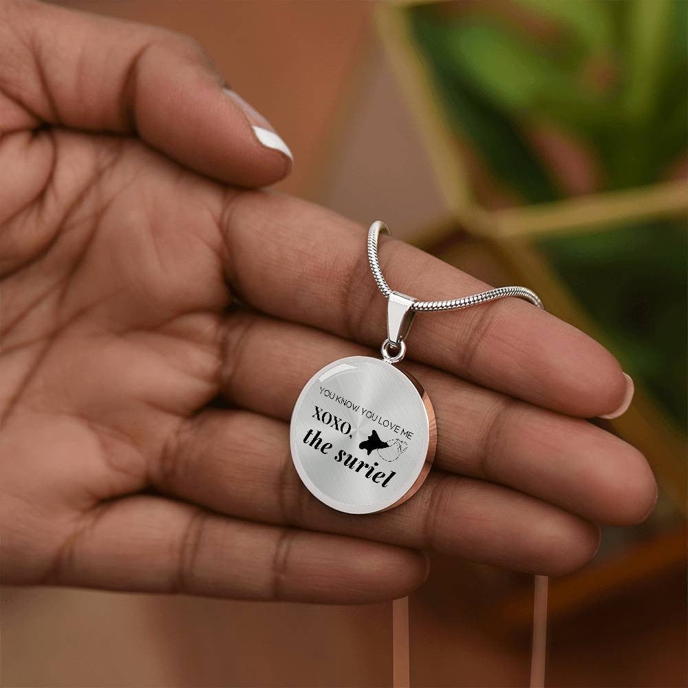 Personalized Acotar Xoxo The Suriel Necklace