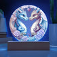 Personalized Loving Dragons Plaque