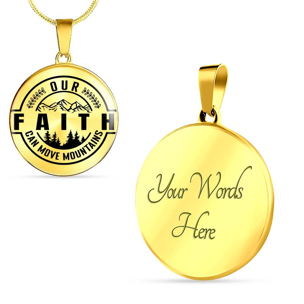 Personalized Faith Pendant