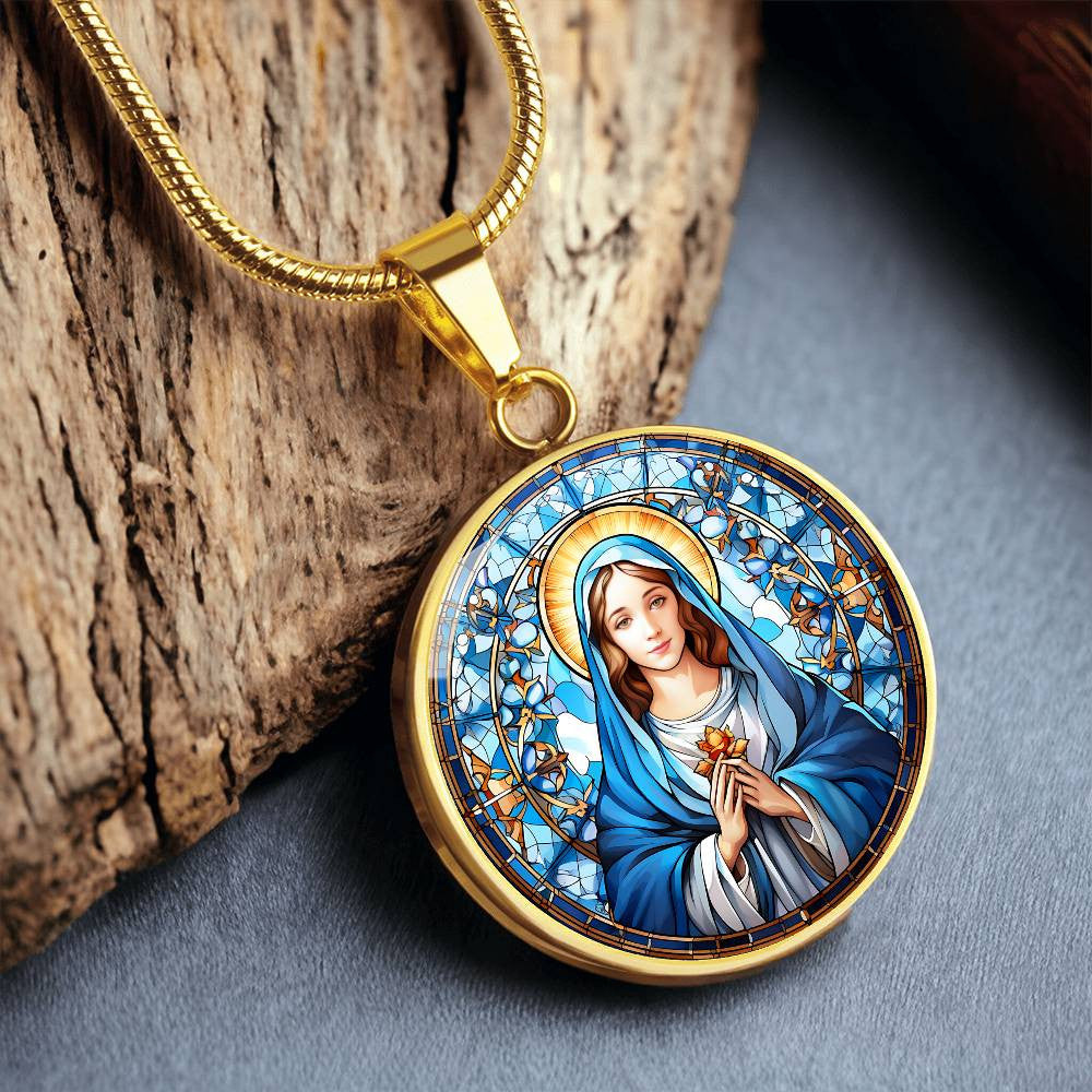 Virgin Mary Necklace