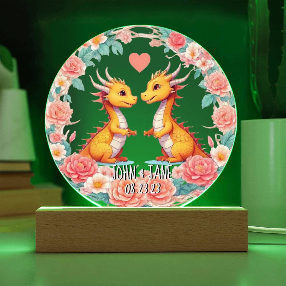 Personalized Dragon Love Gift