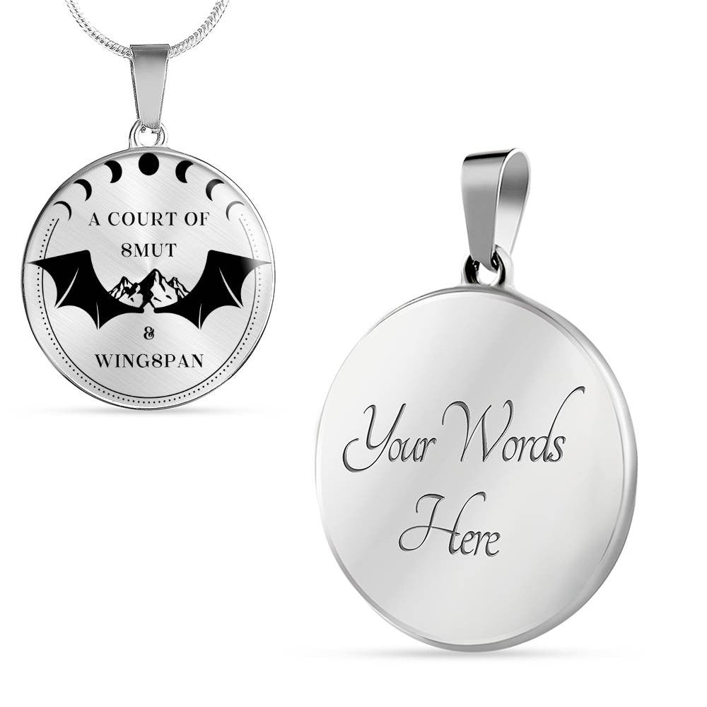 Personalized Acotar A Court Of Smut And Wingspan Necklace