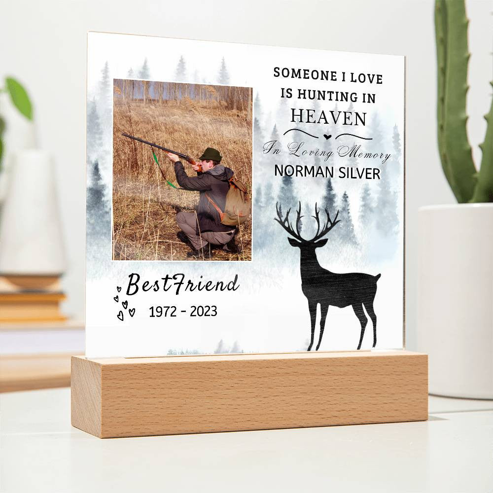 Hunting In Heaven LED Plaque