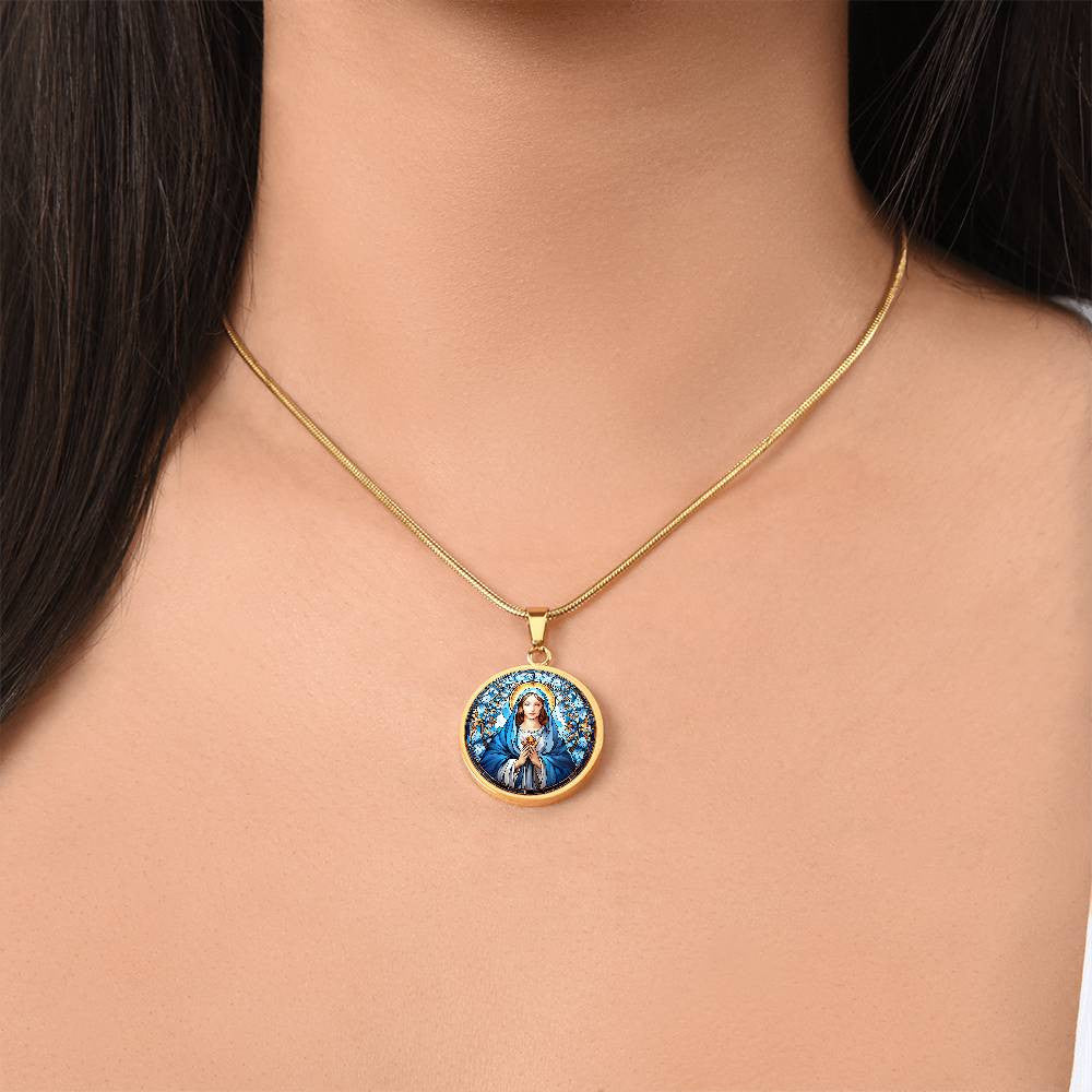 Virgin Mary Necklace