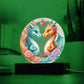 Personalized Loving Dragons Plaque