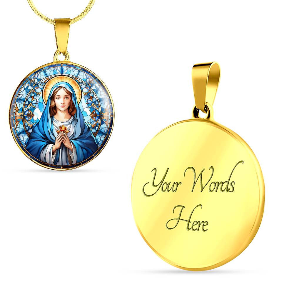 Virgin Mary Necklace