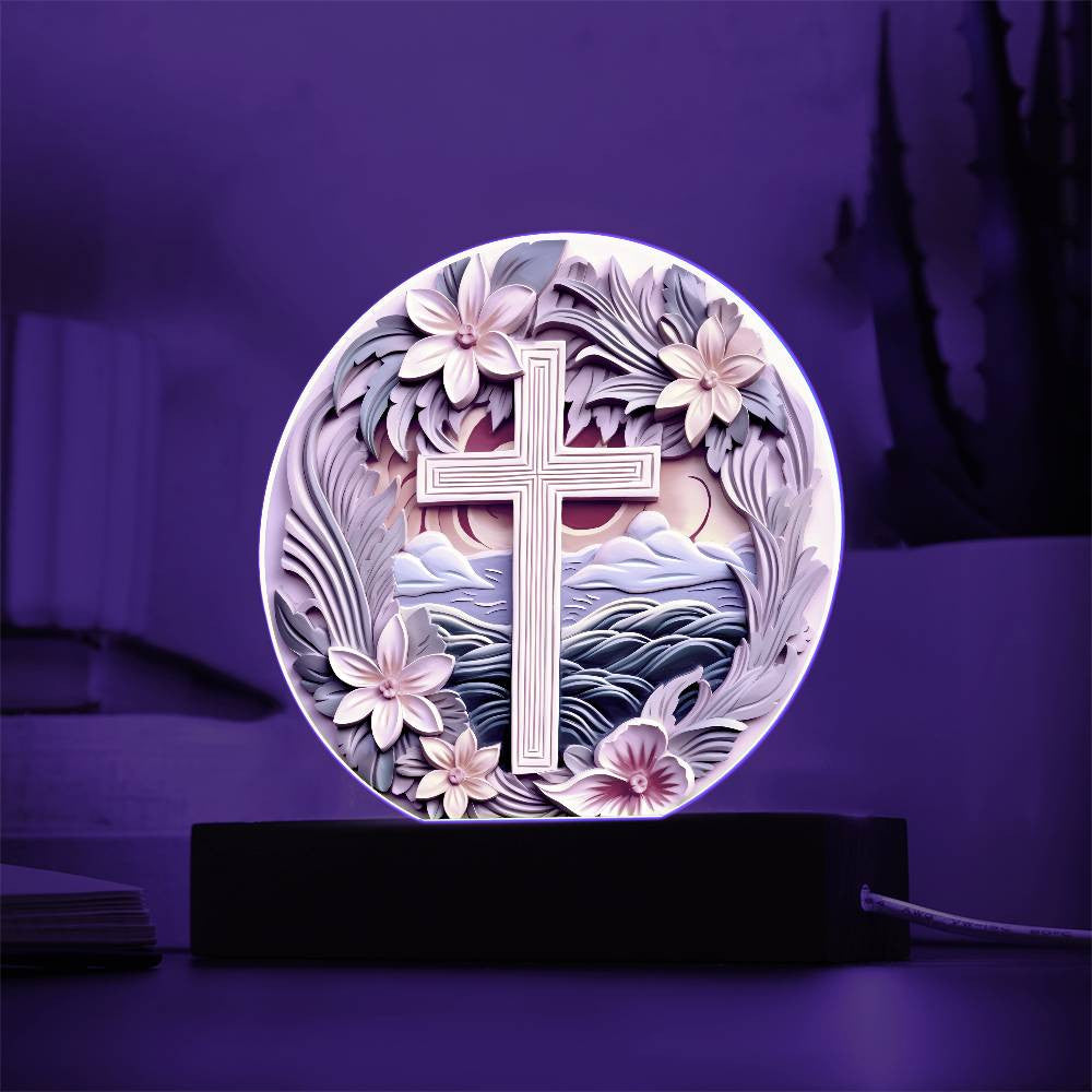 Orthodox Cross Acrylic Plaque