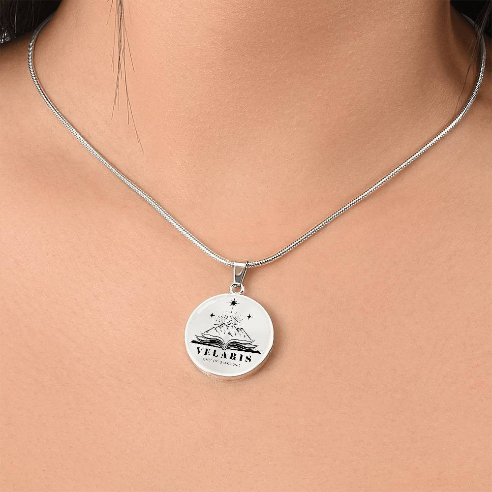 Personalized Acotar Velaris City Of Starlight Necklace