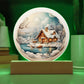 3D Winter Scenery Plaque and Ornament