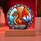 Personalized Dragon Plaque and Night Light