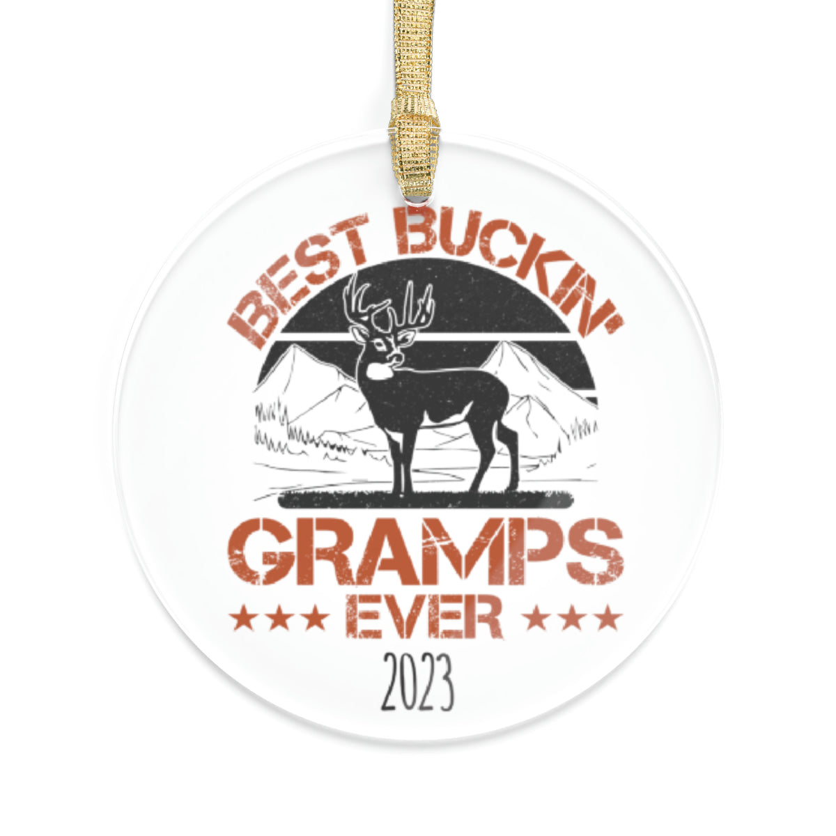 Best Buckin' Gramps Ornament
