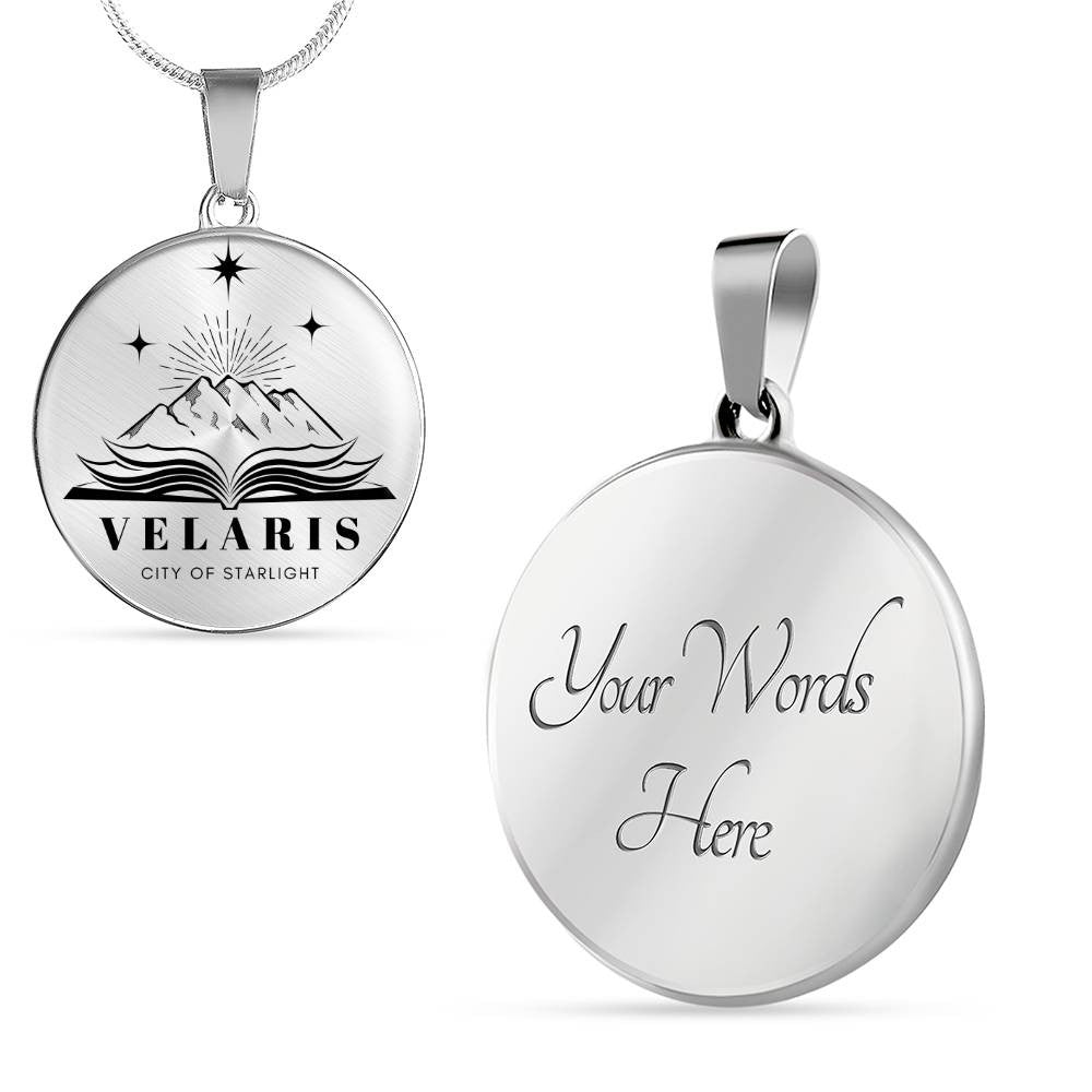 Personalized Acotar Velaris City Of Starlight Necklace